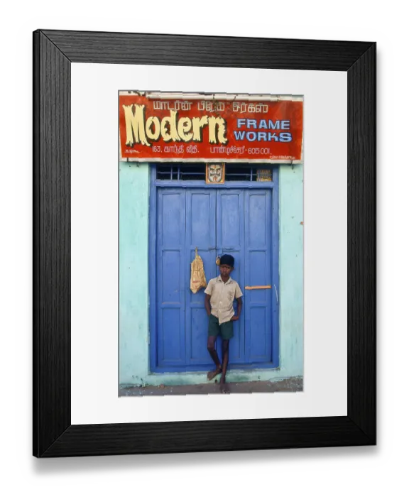 Framed Print : Pondicherry was the capital of the former French territories in India Framed Print : Pondicherry was the capital of the former French territories in India