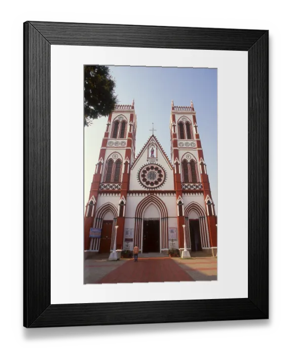 Framed Print : Pondicherry was the capital of the former French territories in India Framed Print : Pondicherry was the capital of the former French territories in India