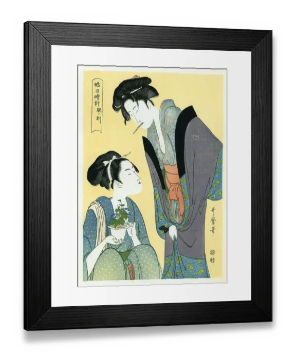 Framed Print : Kitagawa Utamaro (ca. 1753 - October 31) Framed Print : Kitagawa Utamaro (ca. 1753 - October 31)