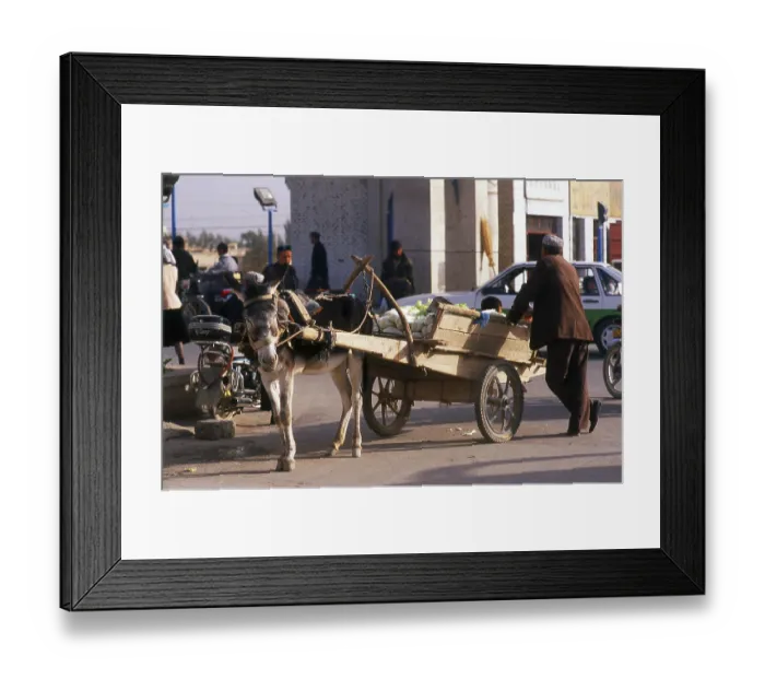 Framed Print : The ancient oasis town of Kuqa (Kuche)