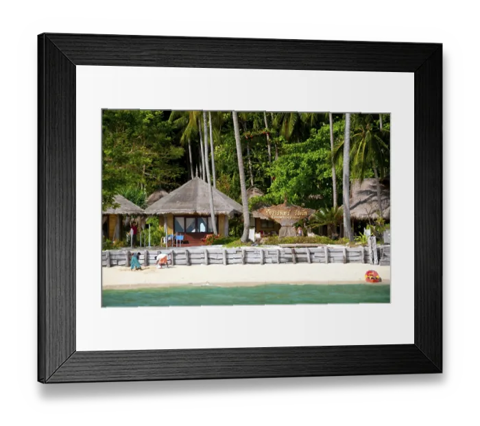 Framed Print : Ko Hai, also known as Ko Ngai, is a tiny