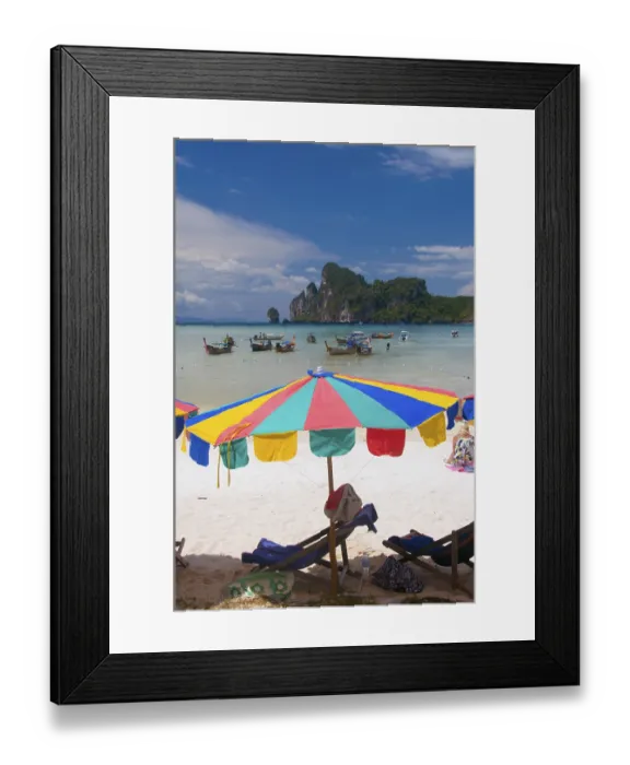 Framed Print : Ko Phi Phi consists of two islands