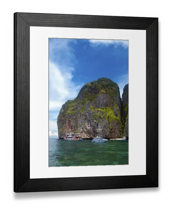 Framed Print : Ko Phi Phi consists of two islands Framed Print : Ko Phi Phi consists of two islands