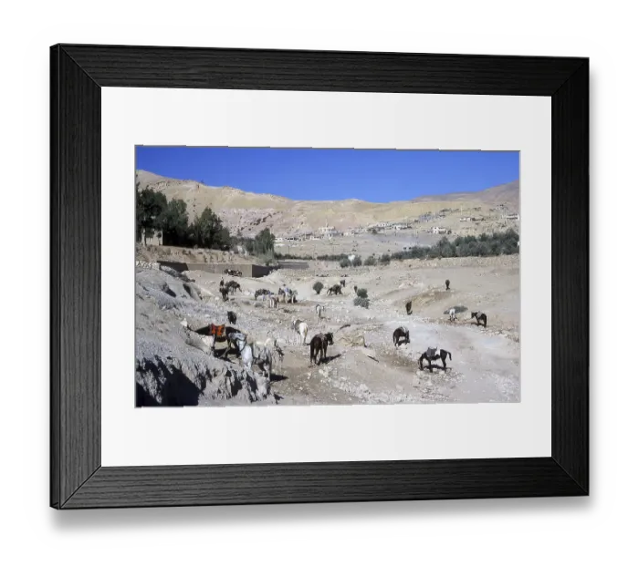 Framed Print : Petra was first established as a city by the Nabataean Arabs in the 4th century BCE Framed Print : Petra was first established as a city by the Nabataean Arabs in the 4th century BCE
