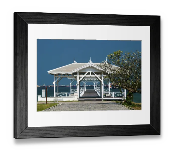 Framed Print : The Palace of Rama V, known locally as Phra Chutathut Ratchasathan was built in the 19th century