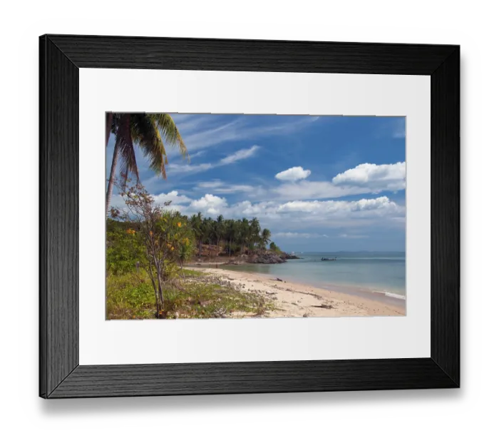 Framed Print : Ko Lanta consists of two major islands
