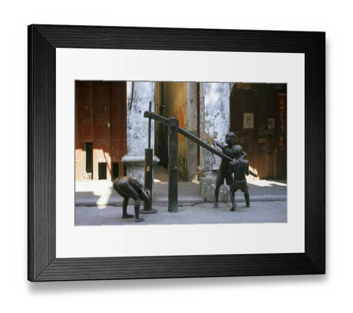 Framed Print : The port of Beihai on the south coast of China