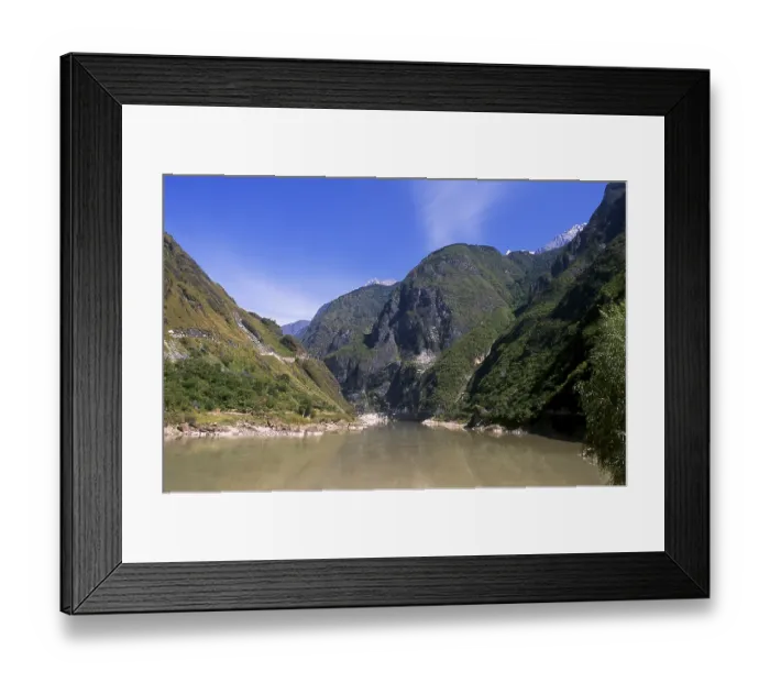 Framed Print : Tiger Leaping Gorge is located north of Lijiang Framed Print : Tiger Leaping Gorge is located north of Lijiang