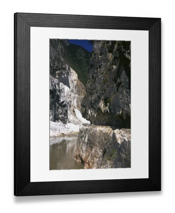 Framed Print : Tiger Leaping Gorge is located north of Lijiang Framed Print : Tiger Leaping Gorge is located north of Lijiang