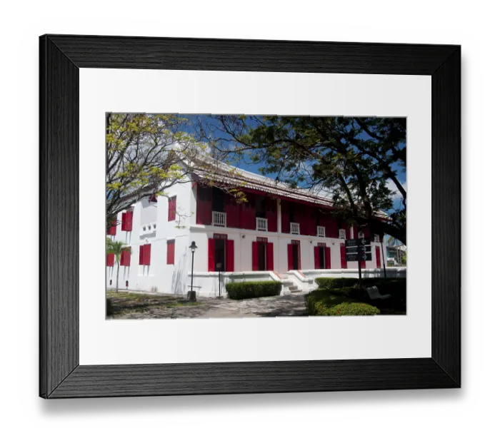Framed Print : The Songkhla National Museum building was originally built in 1878