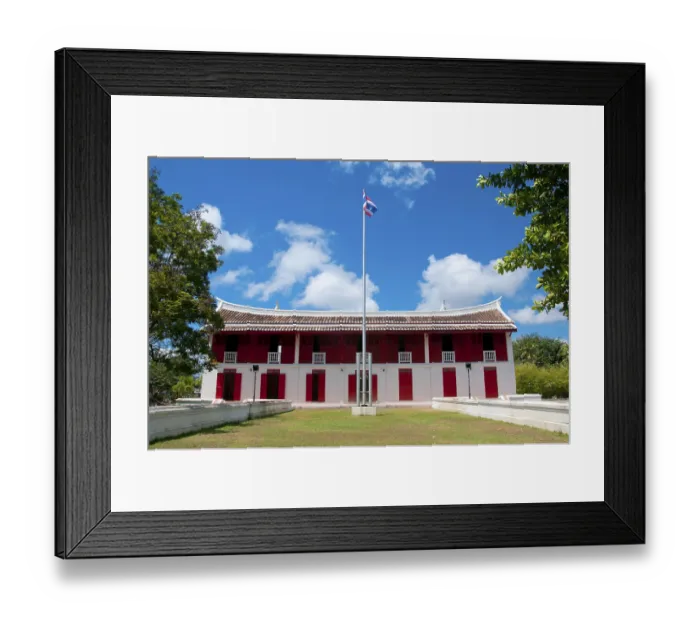 Framed Print : The Songkhla National Museum building was originally built in 1878