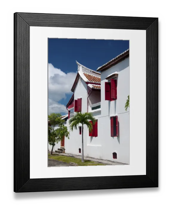 Framed Print : The Songkhla National Museum building was originally built in 1878