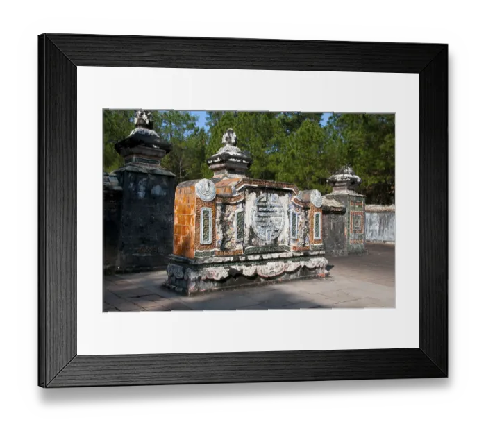 Framed Print : Emperor Tự Đức (22 September 1829 - 17 July 1883) (full name)
