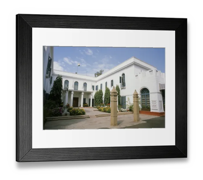 Framed Print : Gandhi Smriti formerly known as Birla House or Birla Bhavan