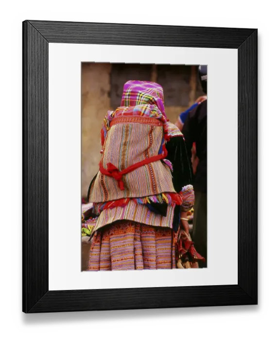 Framed Print : The hills around Bac Ha are home to ten separate minorities Framed Print : The hills around Bac Ha are home to ten separate minorities