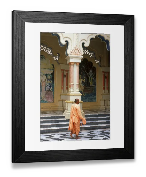 Framed Print : Sri Krishna-Balaram Mandir is a Gaudiya Vaishnava temple in the holy city of Vrindavan Framed Print : Sri Krishna-Balaram Mandir is a Gaudiya Vaishnava temple in the holy city of Vrindavan