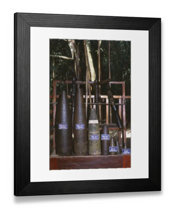 Framed Print : The Second Indochina War, known in America as the Vietnam War