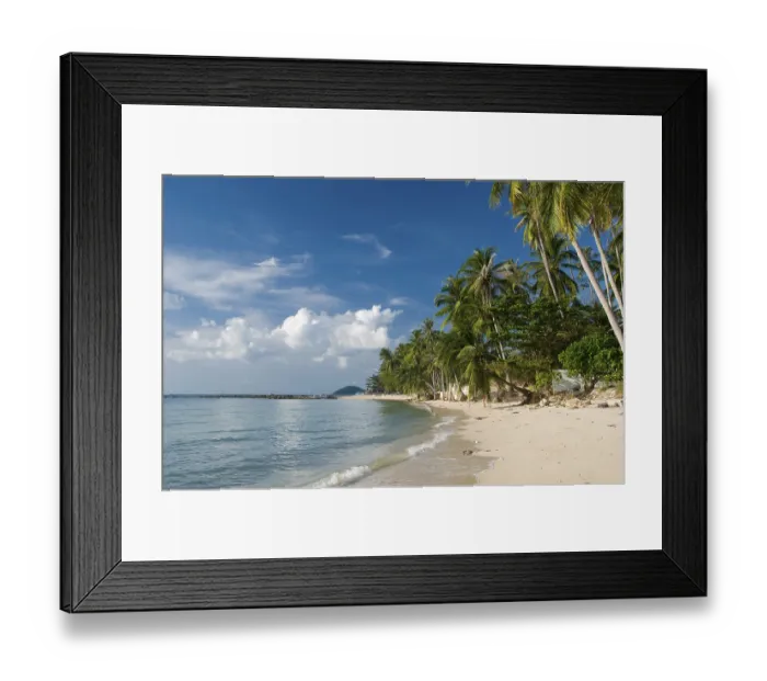 Framed Print : The Samui Archipelago was first discovered as a budget traveler's paradise back in the 1970s