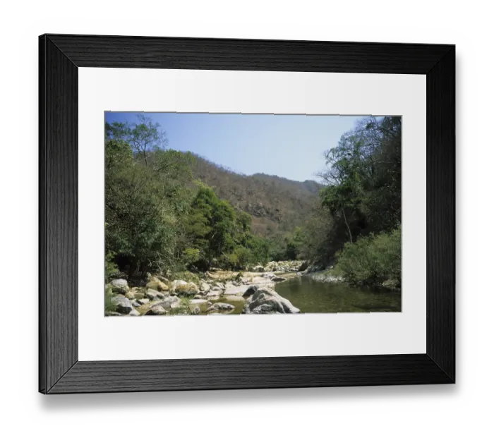 Framed Print : River valley in Puerto Vallarta, Mexico Framed Print : River valley in Puerto Vallarta, Mexico