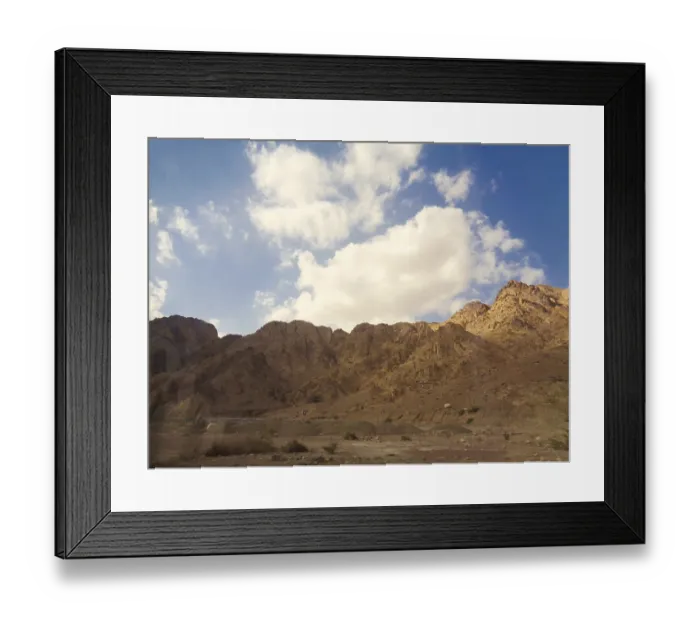 Framed Print : A dessert rock in a red dessert Framed Print : A dessert rock in a red dessert