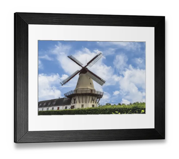 Framed Print : Duppeler Mill, Dybbol Molle