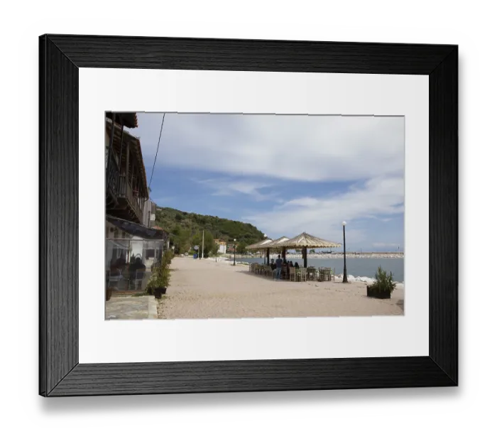 Framed Print : Platanias on the Aegean Sea, Pelion or Pelion Peninsula Framed Print : Platanias on the Aegean Sea, Pelion or Pelion Peninsula