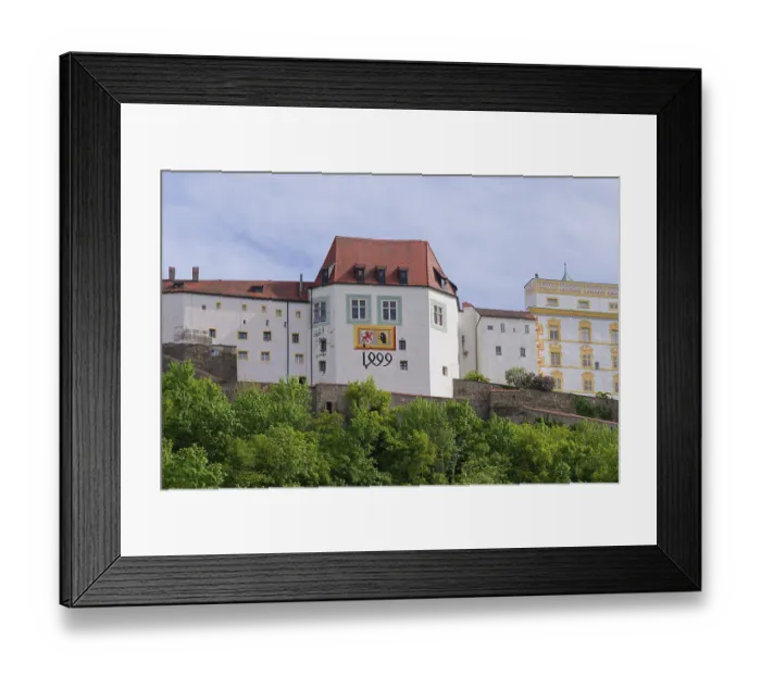 Framed Print : Veste Oberhaus, Passau, Lower Bavaria