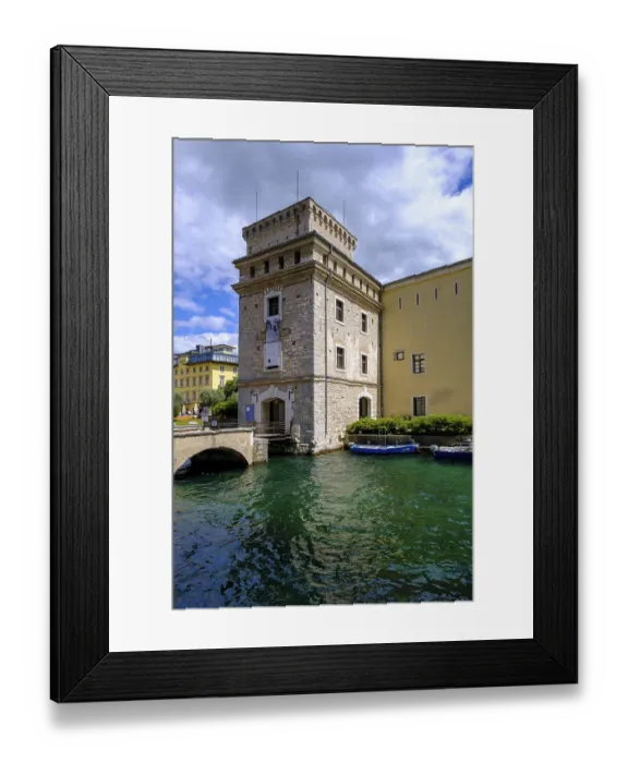 Framed Print : Rocca del Garda moated castle, Riva del Garda
