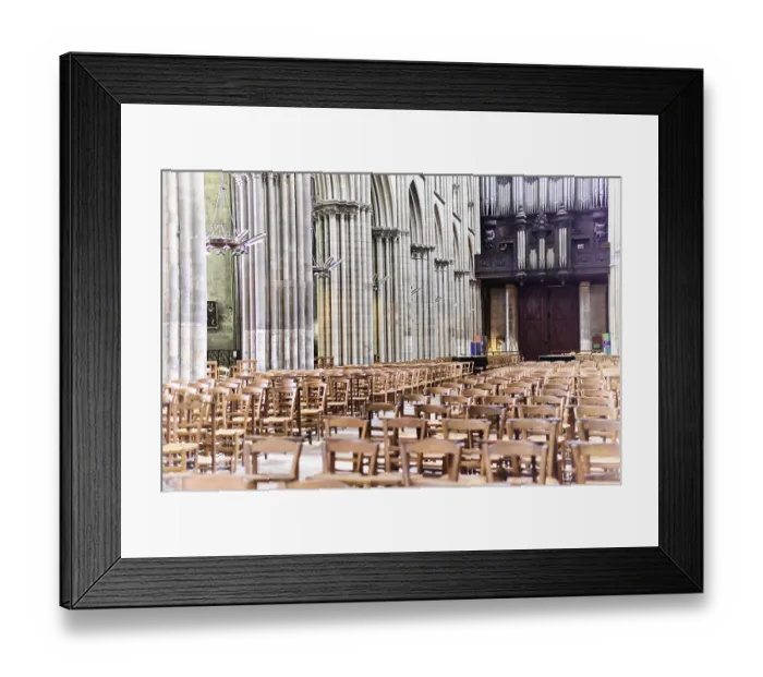 Framed Print : Rouen Cathedral, Rouen, Departement Seine-Maritime