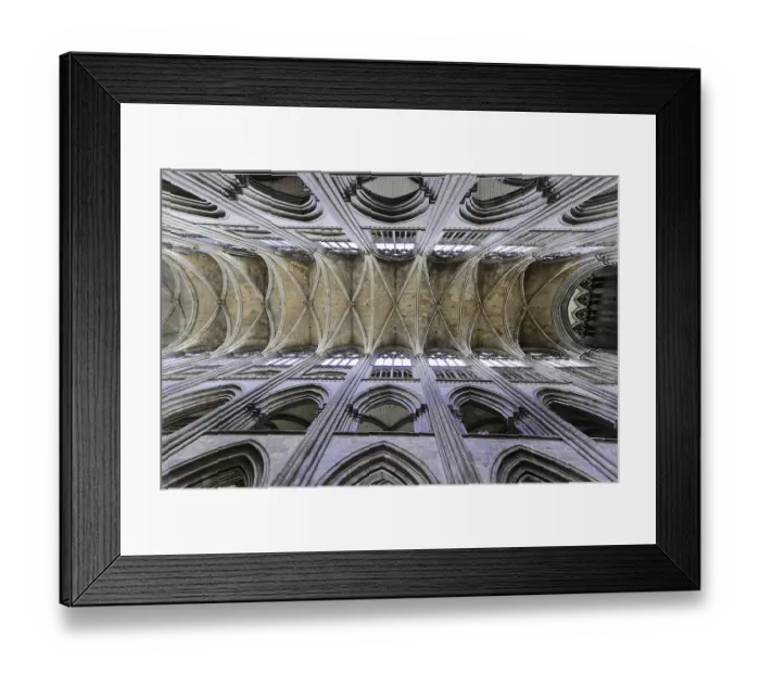 Framed Print : Rouen Cathedral, Rouen, Departement Seine-Maritime