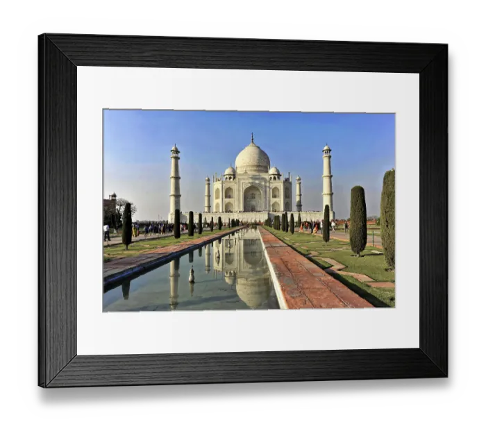 Framed Print : Taj Mahal Tomb, UNESCO World Heritage Site