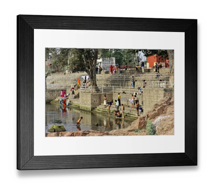 Framed Print : Betwa River, Orchha, Madhya Pradesh