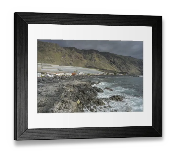 Framed Print : Coast near El Remo, Atlantic Ocean