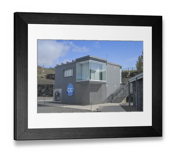 Framed Print : Museum of Celestial Science, Centro de Interpretacion del Cielo at the San Antonio Volcano
