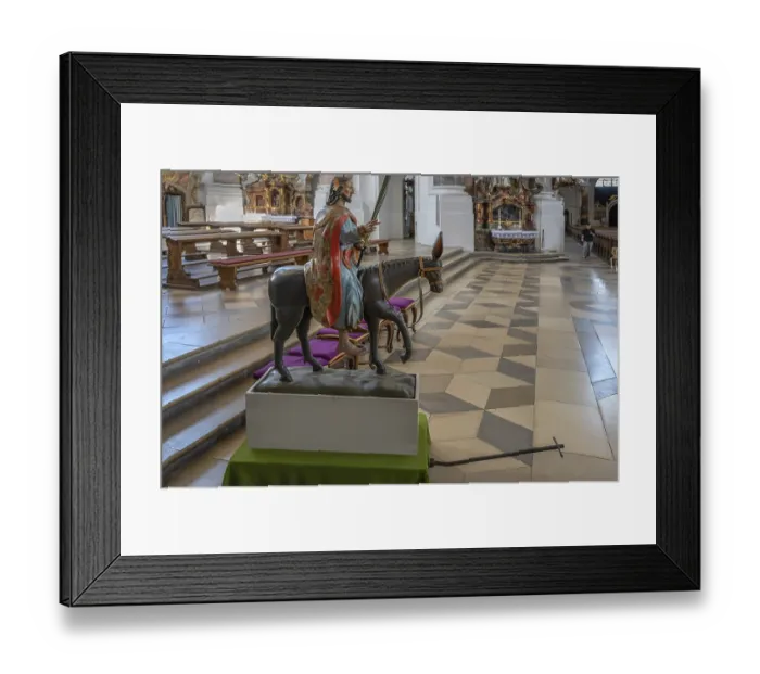 Framed Print : Palmesel in the Basilica of St Alexander and St Theodor
