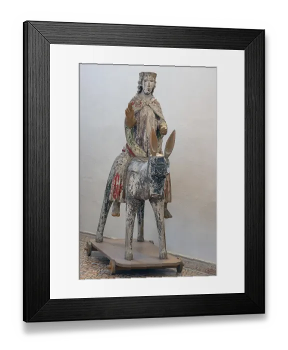 Framed Print : Palmesel, 12th century, in the church of St Peter and Paul Framed Print : Palmesel, 12th century, in the church of St Peter and Paul