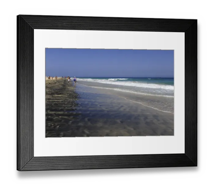 Framed Print : Black Beach, Jandia, Playa del Matorral