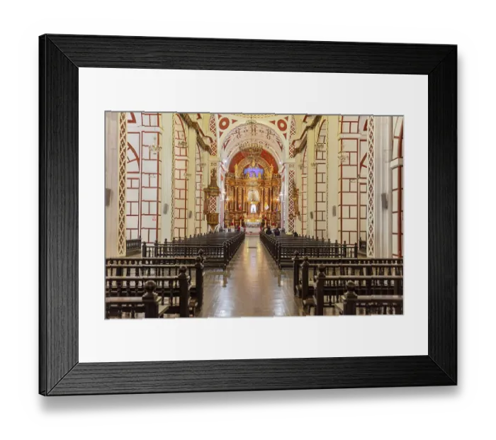 Framed Print : San Francisco Monastery, Lima, Peru Framed Print : San Francisco Monastery, Lima, Peru