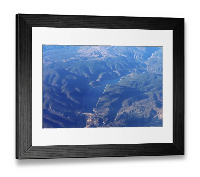 Framed Print : Flight from Madrid to Munich