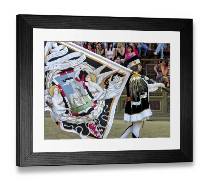 Framed Print : Il Palio di Siena, historical horse race