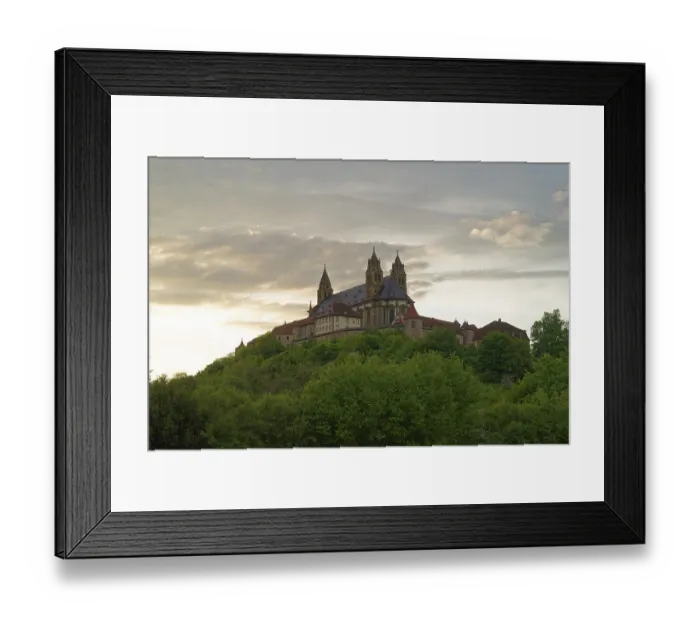 Framed Print : View of the Comburg, Benedictine monastery Framed Print : View of the Comburg, Benedictine monastery
