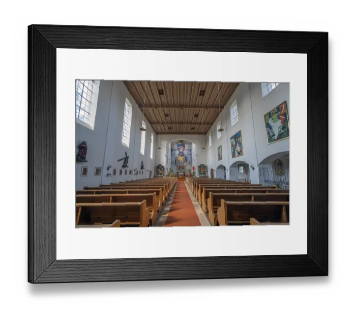 Framed Print : St. Maria is the Catholic parish church Framed Print : St. Maria is the Catholic parish church