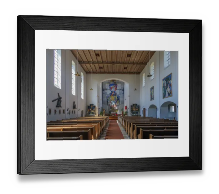 Framed Print : St. Maria is the Catholic parish church Framed Print : St. Maria is the Catholic parish church