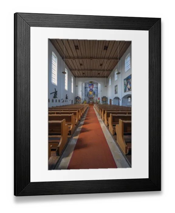 Framed Print : St. Maria is the Catholic parish church Framed Print : St. Maria is the Catholic parish church