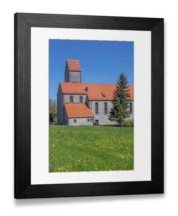 Framed Print : St. Maria is the Catholic parish church