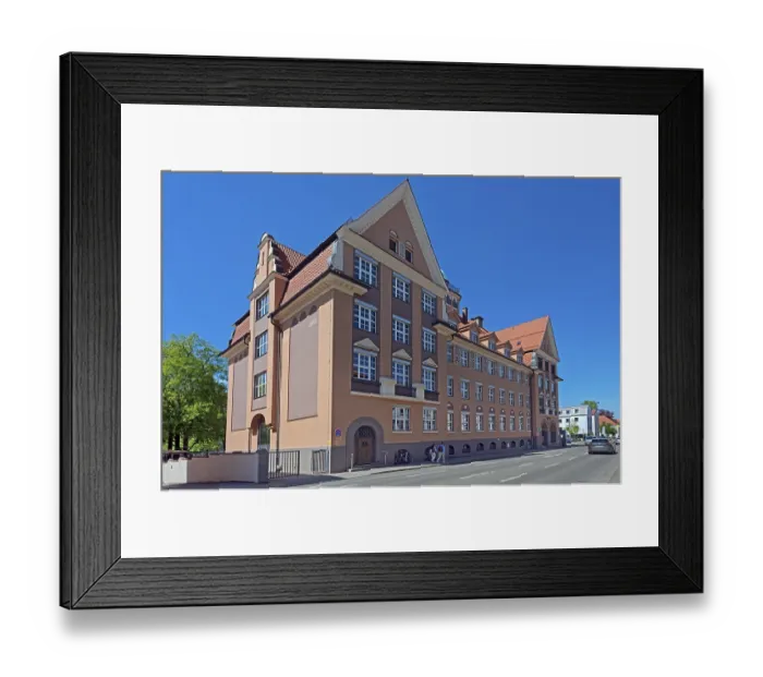 Framed Print : Realschule an der SalzstraBe Framed Print : Realschule an der SalzstraBe