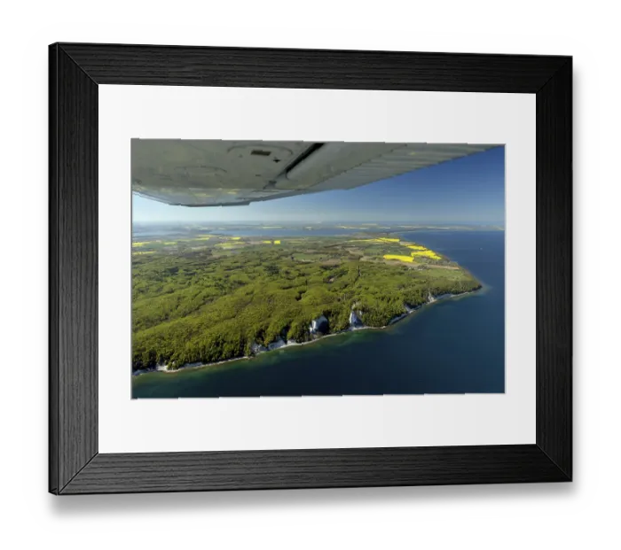 Framed Print : Chalk coast near Sassnitz, Island of Rugen