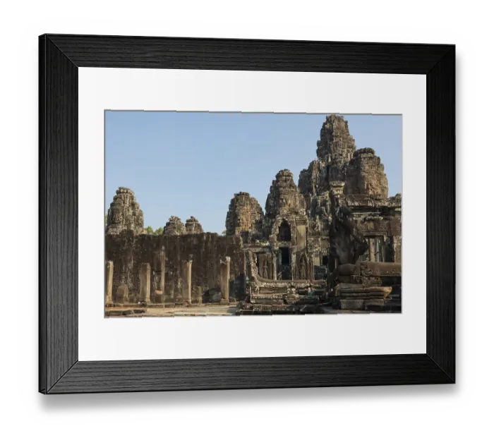 Framed Print : Bayon Temple, Angkor Wat, Angkor Framed Print : Bayon Temple, Angkor Wat, Angkor