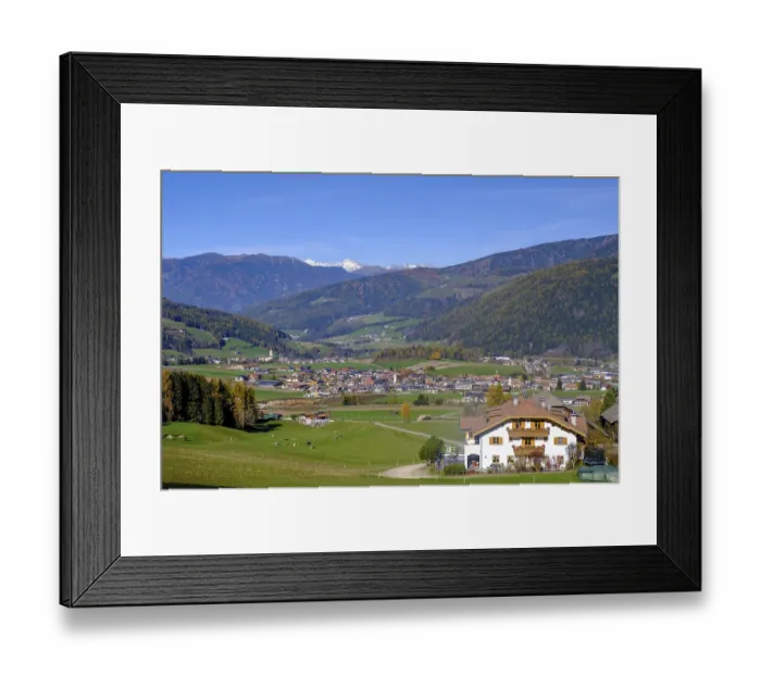 Framed Print : Olang, Pustertal, South Tyrol, Italy