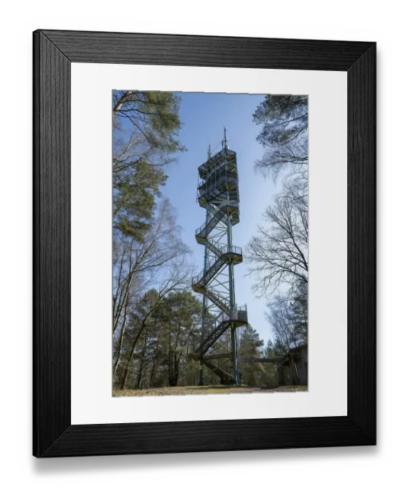 Framed Print : Observation tower, Kaflingsberg tower